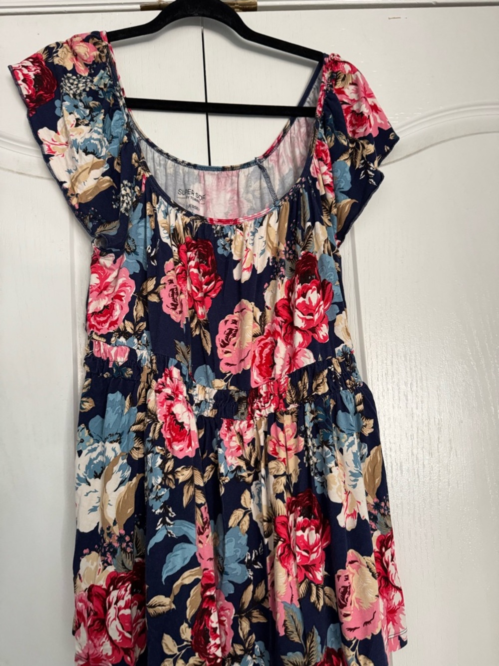 NWOT- Torrid Super Soft Square Neck Cinched Waist Babydoll Tank